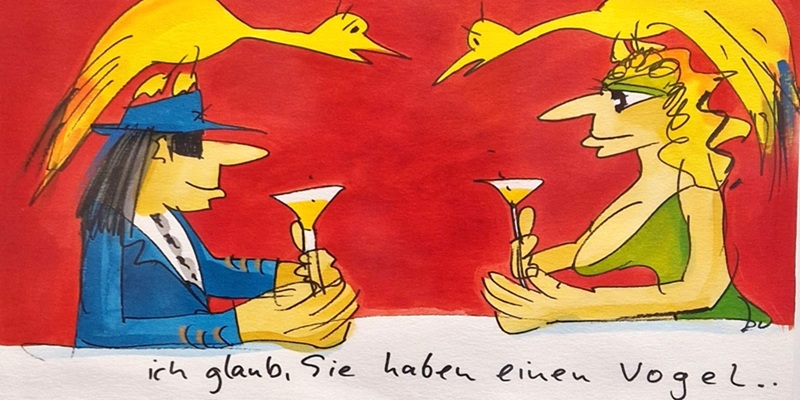 "Ich glaub, Sie haben einen Vogel..." UNIKAT von Udo Lindenberg